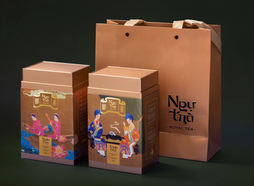 插畫(huà)風(fēng)茶禮品包裝設(shè)計(jì)-禮品包裝展